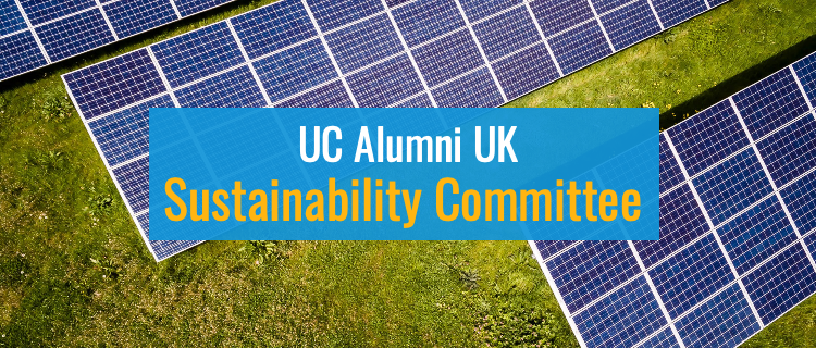 UC Alumni UK Sustainability Committee banner