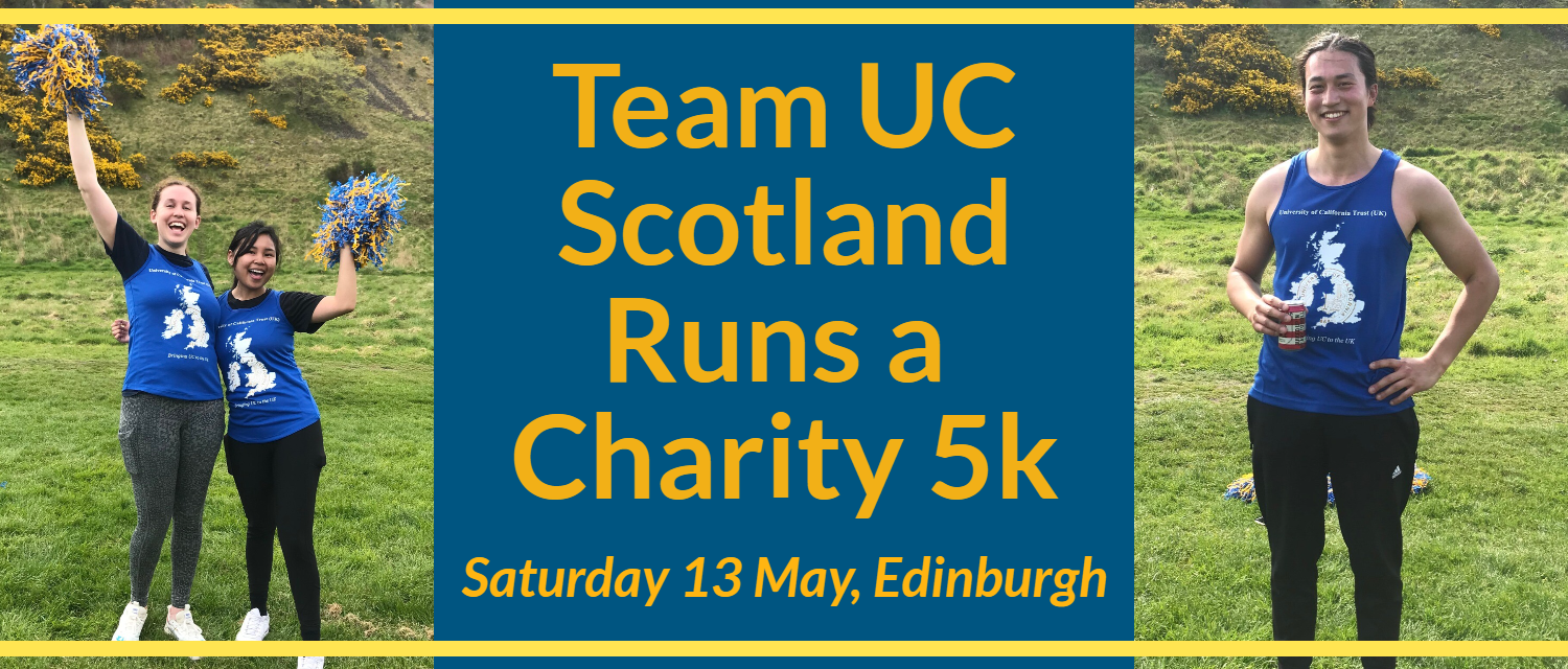Join team UC Scotland a 5k charity run in Edinburgh, Saturday 13 May - Register
