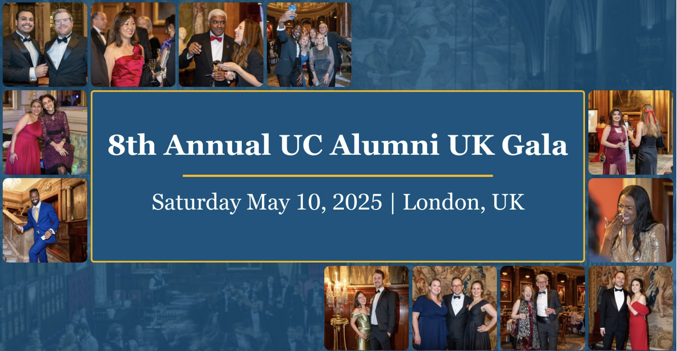 2025 UC Alumni UK Charity Gala banner