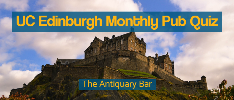 UC Edinburgh Monthly Pub Quiz - Wednesday 17 August at The Antiquary Bar - Register