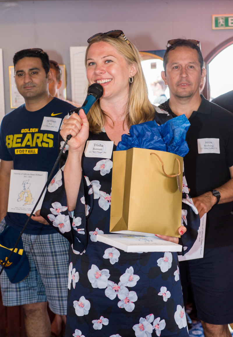 Trisha Rassatt at the UC Trust Summer Cruise in June 2018