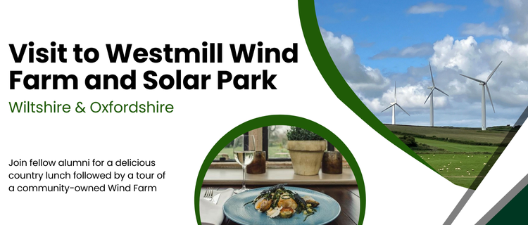 Join the Sustainability Network for a visit to a Wind Farm and Solar Park, Saturday 26 April - Register