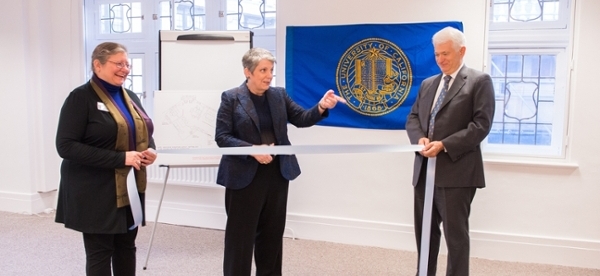 President Napolitano visiting UC Trust 